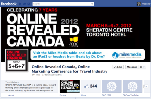 Online Revealed Canada 2012 on Facebook