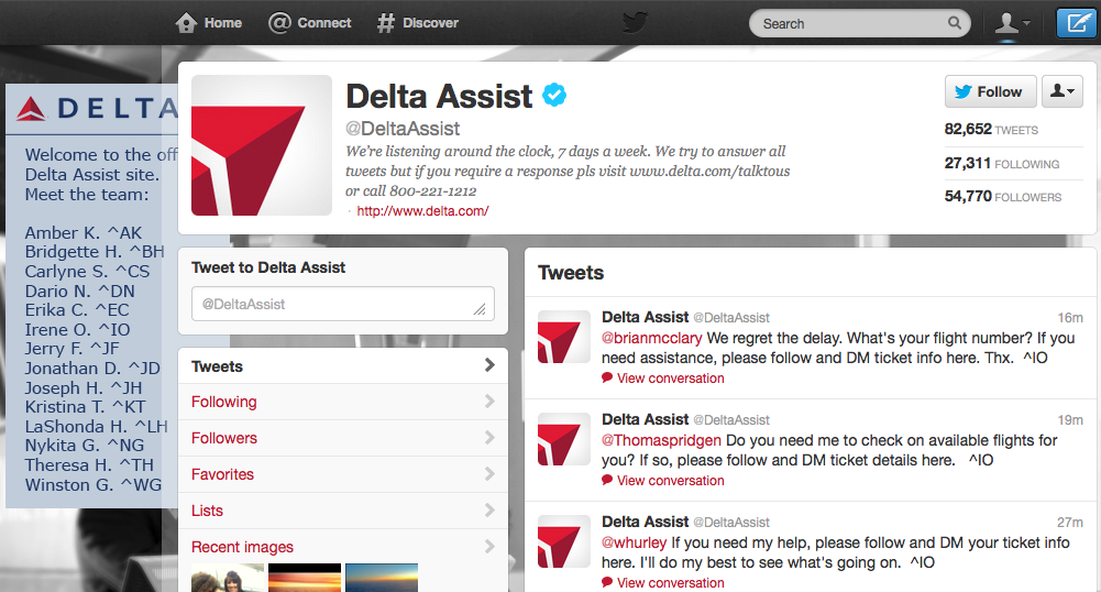 Delta Assist on Twitter