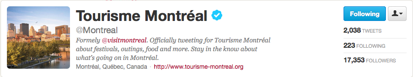 Tourisme Montreal on Twitter