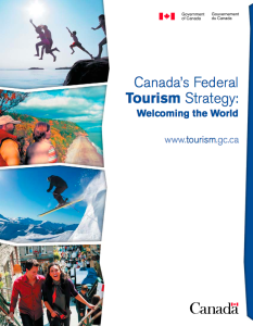 Canada's Federal Tourism Strategy
