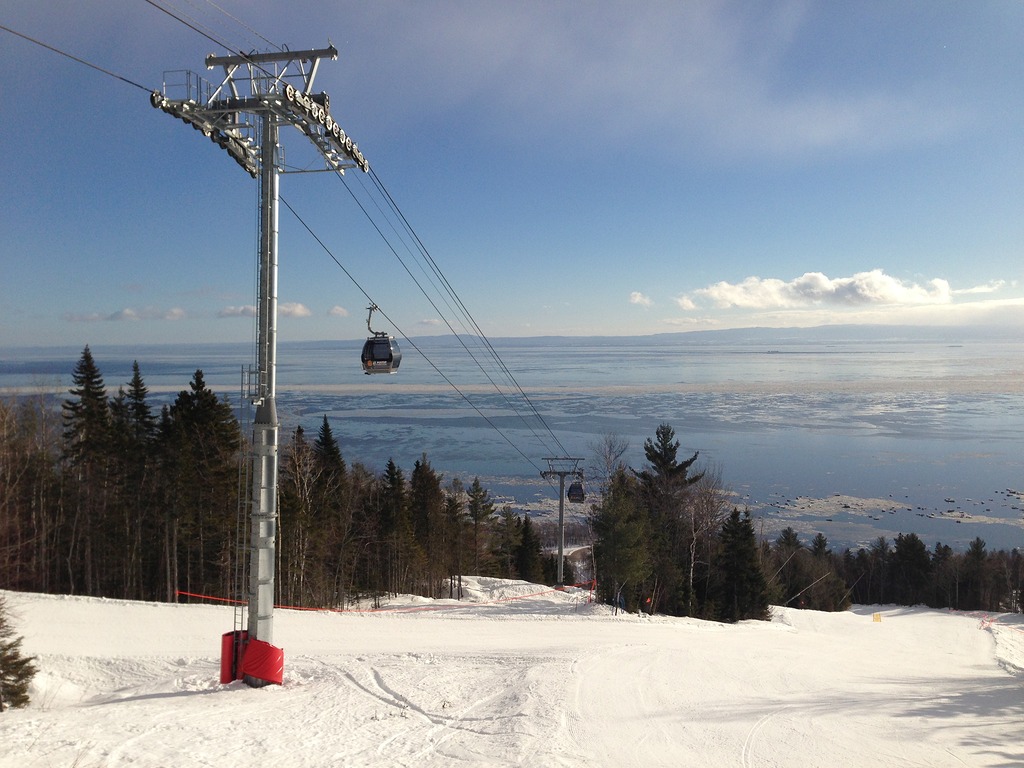 Le Massif de Charlevoix, ski by the sea