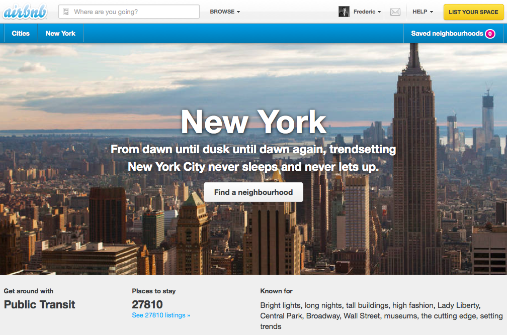 New York City on AirBnB