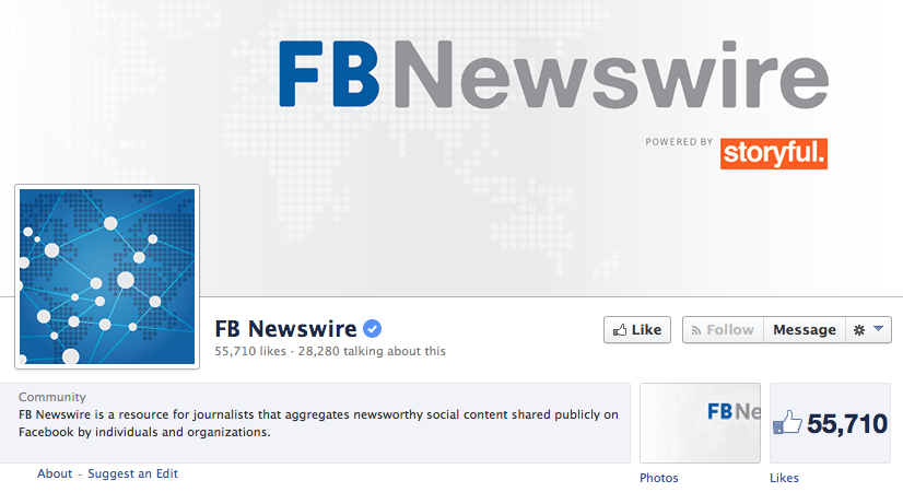 FB Newswire on Facebook