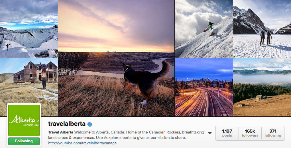 Travel Alberta on Instagram