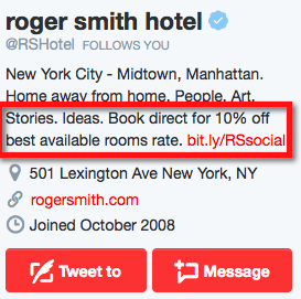 Roger Smith Hotel on Twitter