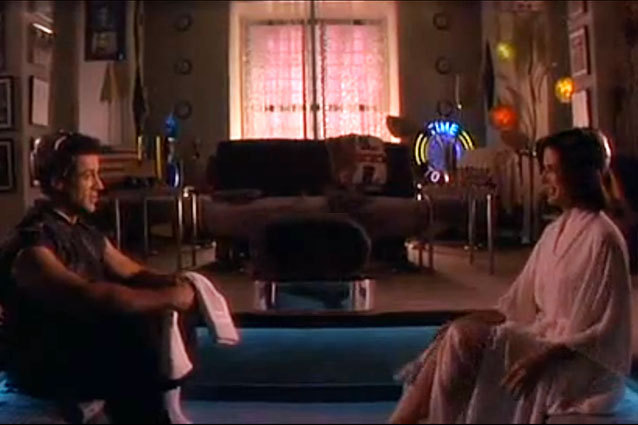 VR sex scene from movie Demolition Man, starring Sandra Bullock and Sylvester Stallone