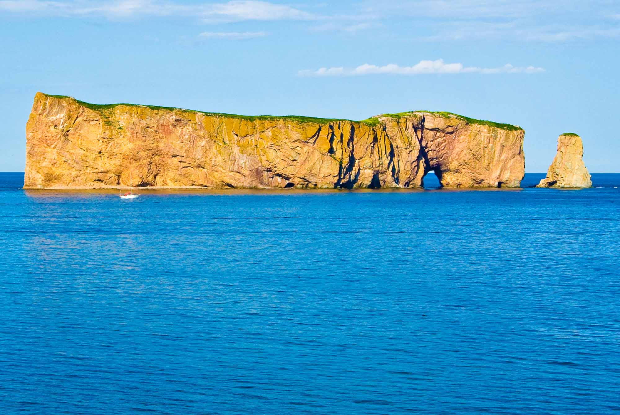 Percé Rock in the Gaspé peninsula