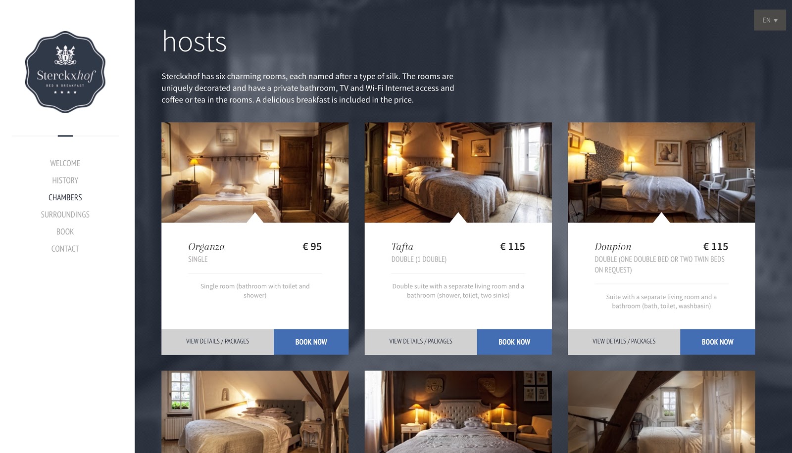 Web design inspiration for independent hotels