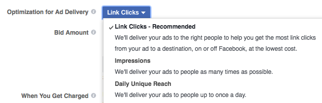 Optimizing a Facebook Ad