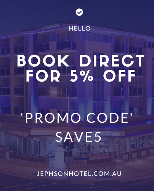 Example of "Book Direct" Promo