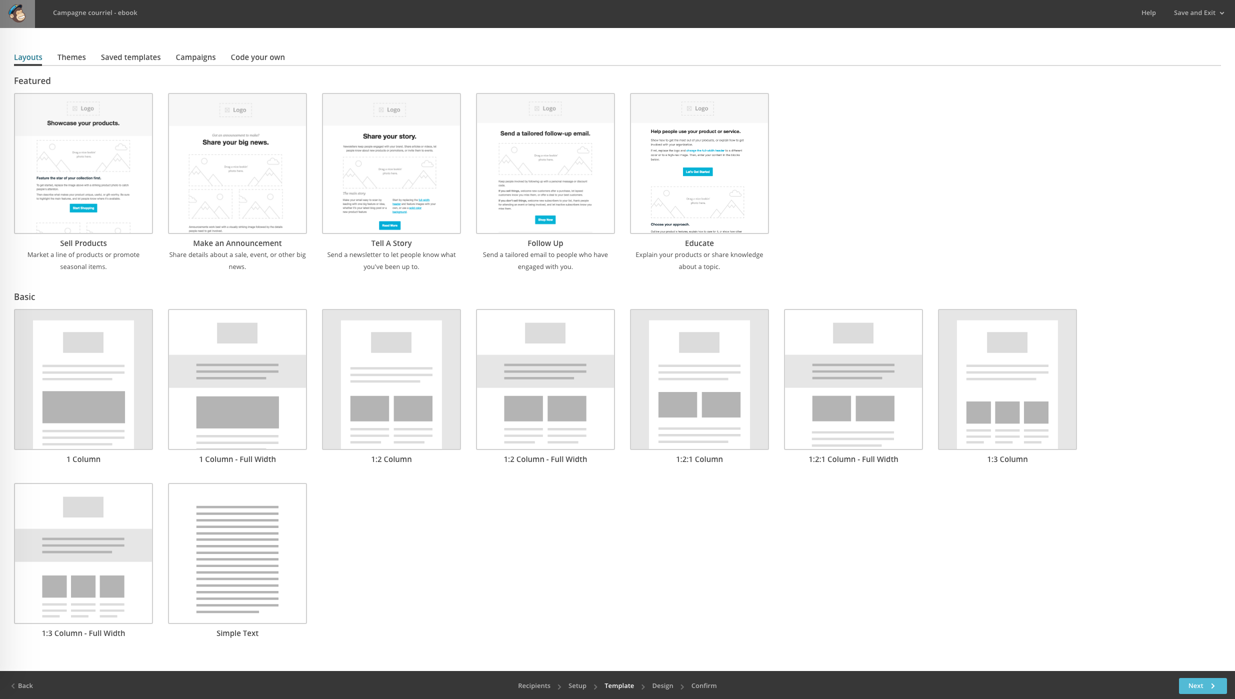 MailChimp Templates