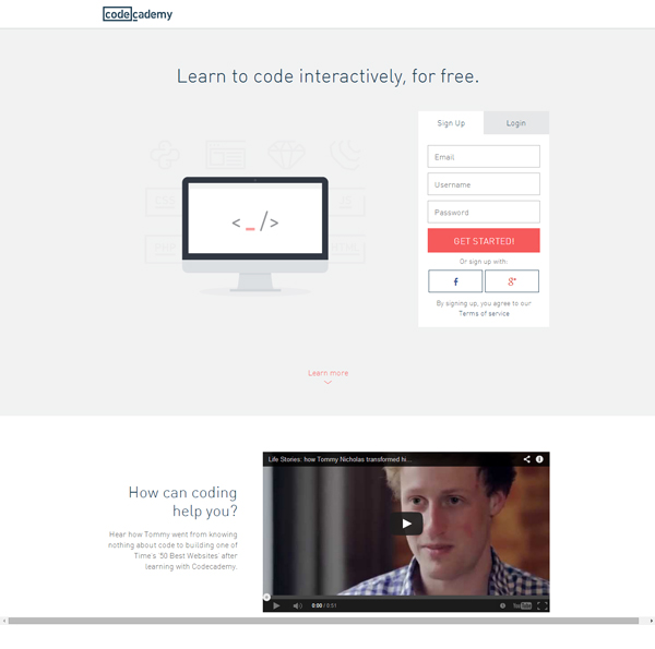 landing-page-codeacademy