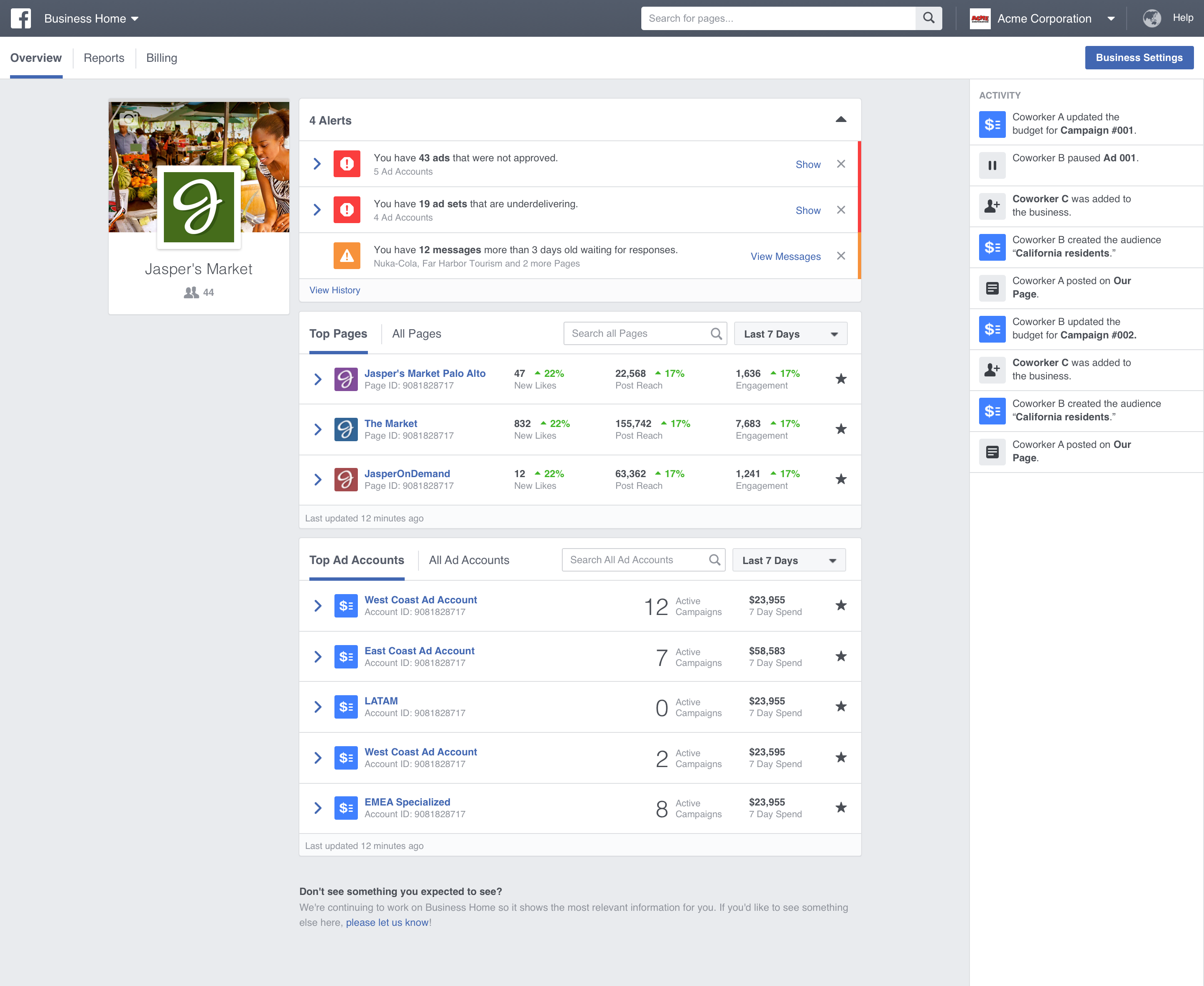 Facebook Business Manager