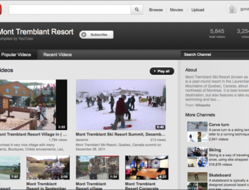 Canal Youtube de Tremblant