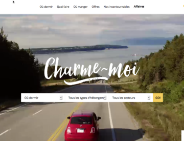 Site web de Tourisme Charlevoix