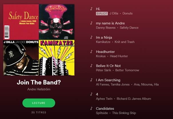 Communication de la marque employeur, exemple de Spotify avec sa campagne "Join the band?"
