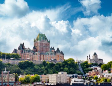 Chateau Frontenac Hotel in Quebec City, Canada