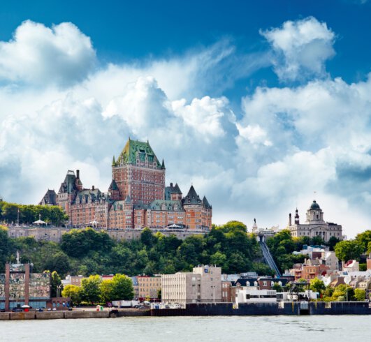 Chateau Frontenac Hotel in Quebec City, Canada