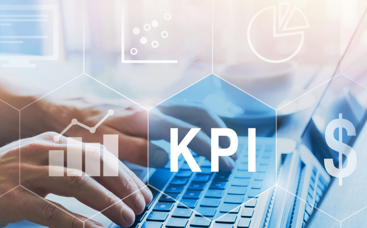 Clavier d'ordinateur design comprendre les KPI