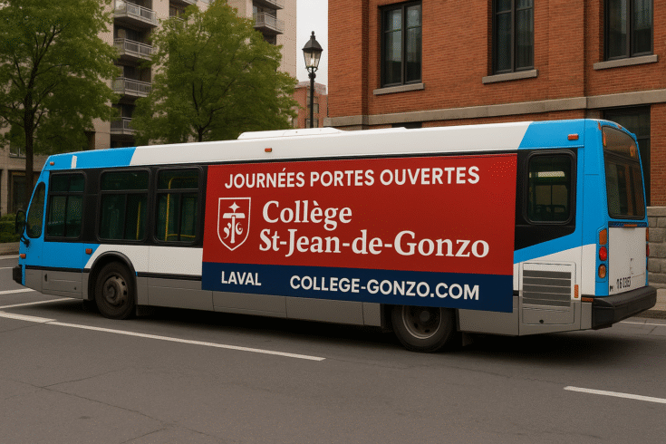 Exemple publicité scolaire affichage